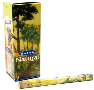 Satya "Nag Champa" Natural 10G Incense Sticks 10 G/ Pack 25 Packs/ Box & Total 250G