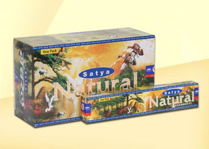 Satya "Nag Champa" Natural Incense Sticks 15G 15G /Pack 12 Packs/ Box & Total 180G