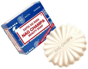 Satya "Nag Champa" Nag Champa Soap 75G 1 Soap Bar/Inner Box & 12 Soaps/ Display Box & Total 900G