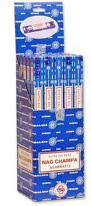 Satya "Nag Champa" Nag Champa 10G Incense Sticks 10G/ Pack 25 Packs/ Box & Total 250G