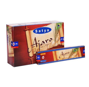 Satya "Nag Champa" Ajaro Incense Sticks 15G 15G/ Pack 12 Packs/ Box & Total 180G