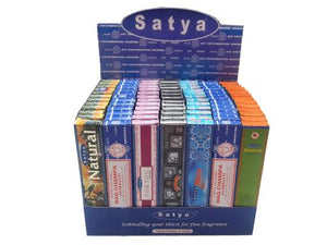 Satya "Nag Champa" Popular Series 15G Display Holds 84 Packets Nagchampa For You Superhit Mantram Aastha Natural