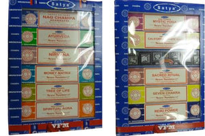 Satya "Nag Champa" Satya 15G Value For Money Gift Box 12 Assorted Pkts. 15 G/ Pack 12 Packs/ Box & Total 180G