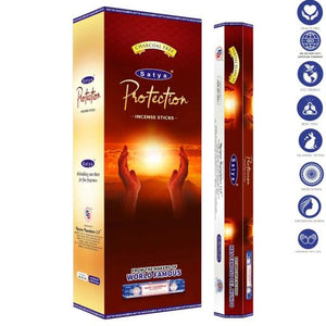 Satya "Nag Champa" Protection Incense Sticks 9" 20 Sticks/Tube 6 Tubes/Box