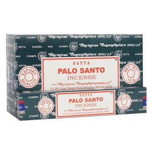 Satya "Nag Champa" Palo Santo (Bng) Incense Sticks 15G 15G/ Pack 12 Packs/ Box & Total 180G