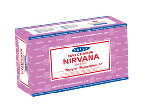 Satya "Nag Champa" Nirvana Incense Sticks 15G 15G /Pack 12 Packs/ Box & Total 180G