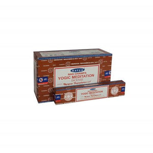 Satya "Nag Champa" Yogic Meditation Incense Sticks 15G 15G /Pack 12 Packs/ Box & Total 180G