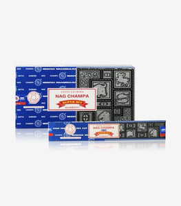 Satya "Nag Champa" Nag Champa  Super Hit 16G Incense Sticks 16G/ Pack 12 Packs/ Box & Total 192G