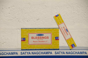 Satya "Nag Champa" Blessings Incense Sticks 15G 15 G/ Pack 12 Packs/ Box & Total 180G