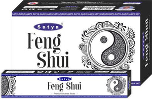 Satya "Nag Champa" Feng Shui Premium Incense Sticks 15G 15G /Pack 12 Packs/ Box & Total 180G