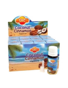 SAC Coconut Cinnamon Fragrance Oil 10 Ml 10Ml/ Bottle 12 Bottles/ Box