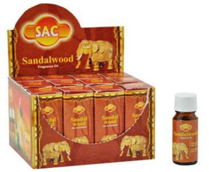 SAC Sandalwood Fragrance Oil 10 Ml 10Ml/ Bottle 12 Bottles/ Box