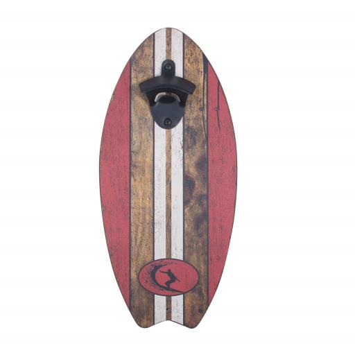 Blue Harbour Bottle Opener Surfboard Red 