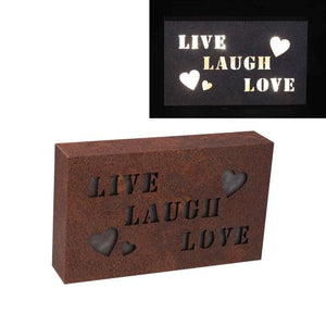 SeasonZ Plaque "Live Laugh Love" 