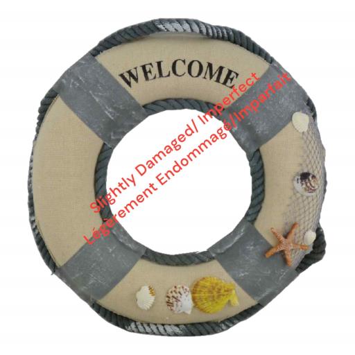 Blue Harbour Lifebuoy Welcome With Shells 