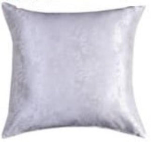 SeasonZ Silver Cushion 22"X22" Including Pillow Insert 