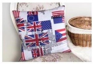 SeasonZ British Flag Cushion 18"X18" Including Pillow Insert 