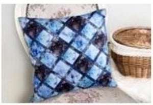 SeasonZ Checkerboard Cushion 18"X18" Including Pillow Insert 