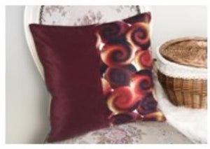 SeasonZ Marron Wavescushion 18"X18" Including Pillow Insert 