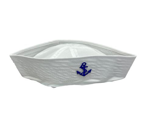 Blue Harbour Sailor Hat Anchor White