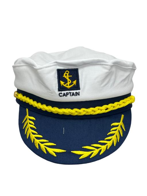 Blue Harbour Captain Hat White