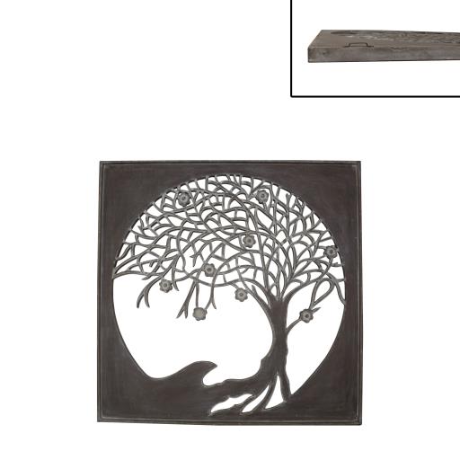 Zenn Plaque Tree Of Life White 