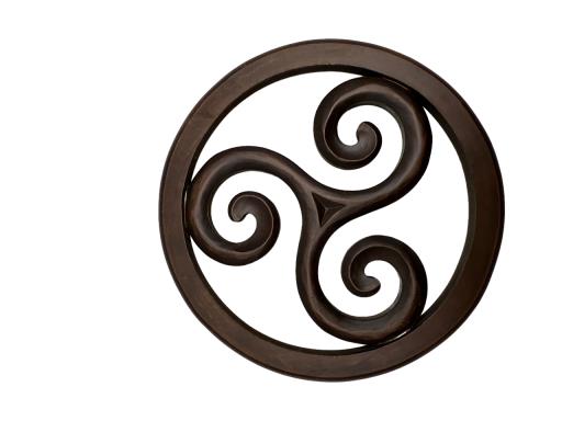 ZenN Plaque Triskele[Brown Finish] 18