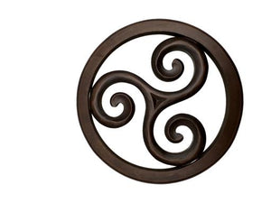 ZenN Plaque Triskele[Brown Finish] 18"