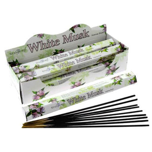 Stamford White Musk Incense Sticks 20 Sticks/Tube 6 Tubes/Box