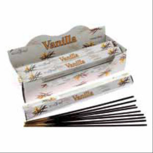 Stamford Vanilla Incense Sticks 9" 20 Sticks/Tube 6 Tubes/Box