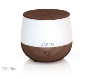 ZenN Electric Aroma Diffuser 80Ml5V Dark Wood Dark Brown With Usb Wire Usb Adaptor Sold Separately