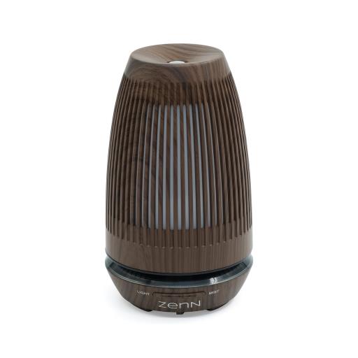 ZenN Electric Aroma Diffuser 100Ml 24V Dark Wood Dark Brown With Usb Wire Usb Adaptor Sold Separately