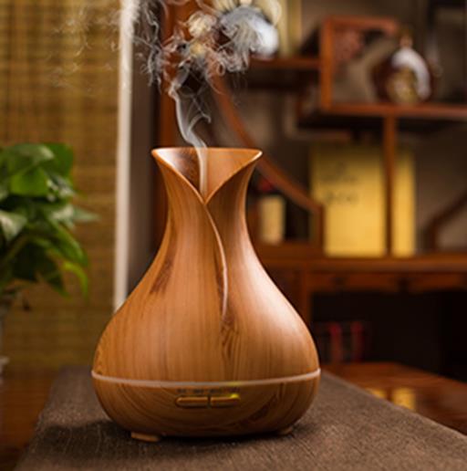 ZenN Electric Aroma Diffuser 300Ml 24V Light Wood Includes Adaptor & Measuring Cup