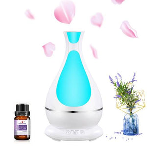 ZenN Electric Aroma Diffuser 400Ml 7W Water Drop Shape White Mist Capacity: 30Ml/H Including Adaptor & Measuring Cup