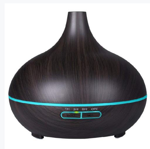 ZenN Electric Aroma Diffuser 500Ml 14W GrilleDark Brown Mist Capacity: 30Ml/H Including Adaptor & Measuring Cup