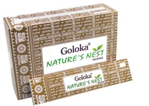 Goloka - Aid Charity while Enjoying Quality Nature'S Nest Incense Sticks 15G 7.8" 15G/ Pack 12 Packs/ Box