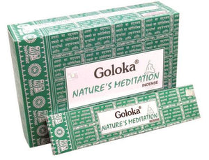 Goloka - Aid Charity while Enjoying Quality Nature'S Meditation Incense Sticks 15G 7.8" 15G/ Pack 12 Packs/ Box