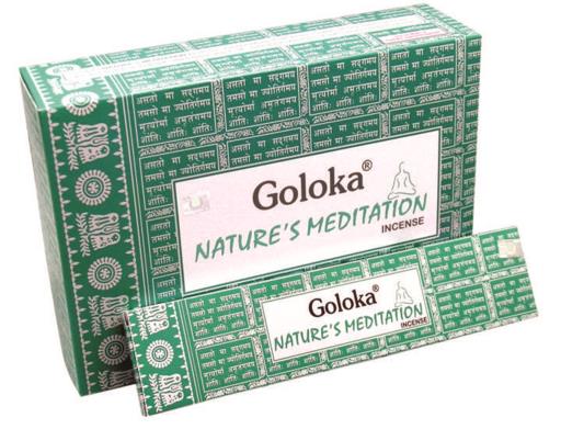 Goloka - Aid Charity while Enjoying Quality Nature'S Meditation Incense Sticks 15G 15G/ Pack 12 Packs/ Box