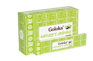 Goloka - Aid Charity while Enjoying Quality Nature'S Jasmine Incense Sticks 15G 7.8" 15G/ Pack 12 Packs/ Box