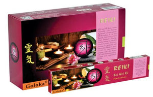 Goloka - Aid Charity while Enjoying Quality Reiki Sei Hei Ki Incense Sticks 15G ( Purification ) 7.8" 15G/ Pack 12 Packs/ Box