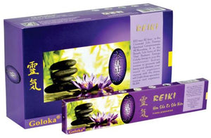 Goloka - Aid Charity while Enjoying Quality Reiki Hon Sha Ze Sho Nen Incense Sticks 15G ( Timelessness ) 7.8" 15G/ Pack 12 Packs/ Box