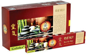 Goloka - Aid Charity while Enjoying Quality Reiki Dai Ko Myo Incense Sticks 15G ( Enlightenment ) 7.8" 15G/ Pack 12 Packs/ Box