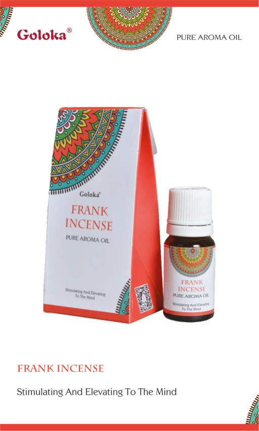 Goloka - Aid Charity while Enjoying Quality Frankincense Aroma Oil 10Ml/ Bottle 12 Bottles/ Box