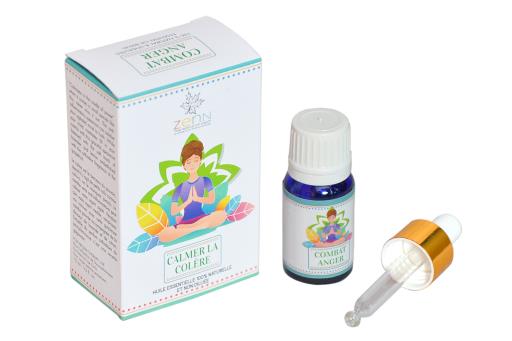 Goloka - Aid Charity while Enjoying Quality Combat Anger Natural & Undiluted Essential Oil 10Ml 10Ml/ Bottle 12 Bottles/ Box