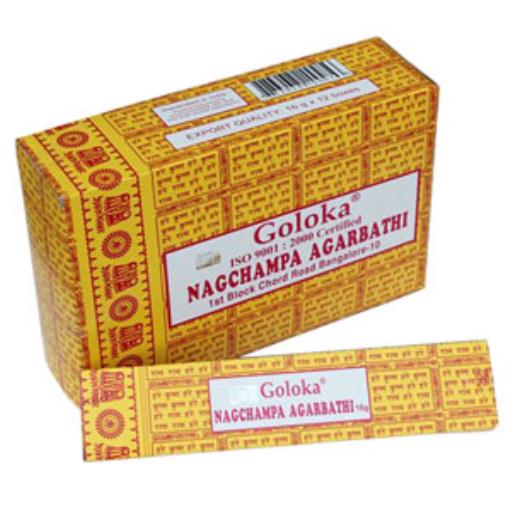 Goloka - Aid Charity while Enjoying Quality Nag Champa Incense Sticks16G 7.8