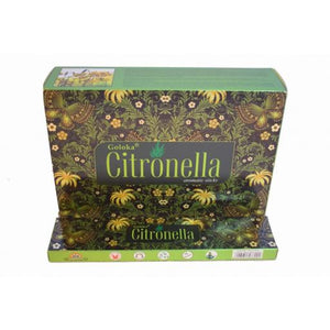 Goloka - Aid Charity while Enjoying Quality Citronella Incense Sticks 15G 7.8" 15G/ Pack 12 Packs/ Box