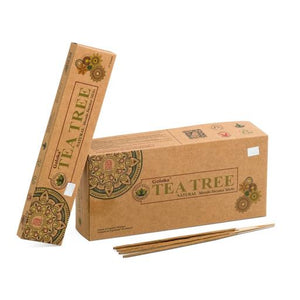 Goloka - Aid Charity while Enjoying Quality Organika Tea Tree Incense Sticks 15G 7.8" 15G/ Pack 6 Packs/ Box