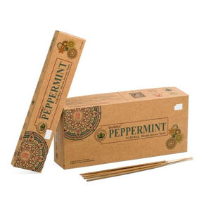 Goloka - Aid Charity while Enjoying Quality Organika Peppermint Incense Sticks 15G 7.8" 15G/ Pack 6 Packs/ Box