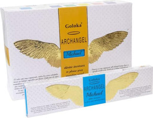 Goloka - Aid Charity while Enjoying Quality Archangel Michael Incense Sticks 15G 7.8" 15G/ Pack 12 Packs/ Box