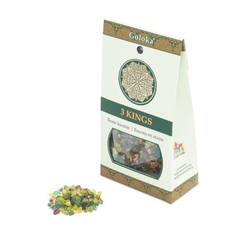 Goloka - Aid Charity while Enjoying Quality Three Kings Resin 50G 12 Packs/ Display Box